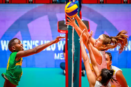 Vôlei Sub-20: Brasil vence Ruanda e se classifica para segunda fase