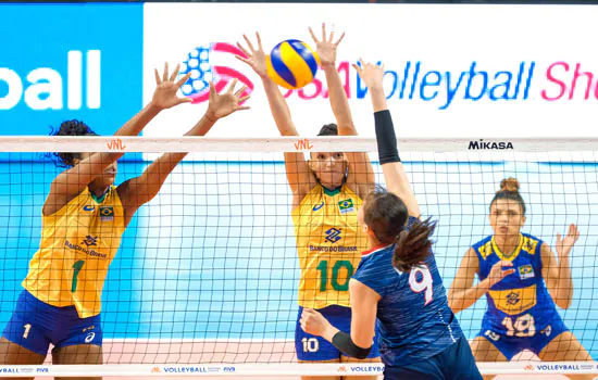 Vôlei Feminino: Brasil vence Coréia do Sul e consegue quinta vitória