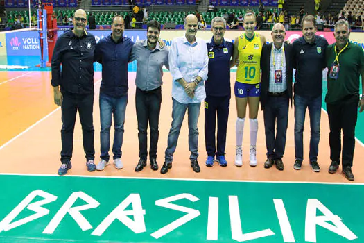 Vôlei: CBV firma acordo para Brasília receber seleções até 2022