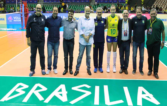 Vôlei: CBV firma acordo para Brasília receber seleções até 2022