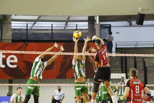 Superliga 21/22: Montes Claros América Vôlei e Sesi-SP fazem duelo de bloqueadores