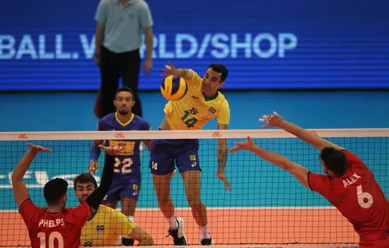 Vôlei: Brasil encerra terceira etapa com vitória sobre Portugal