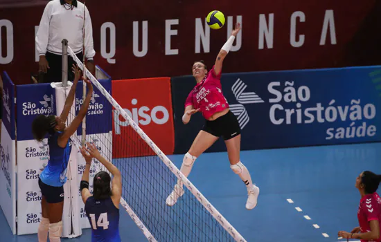 Osasco São Cristóvão Saúde vence São Caetano na volta do vôlei feminino