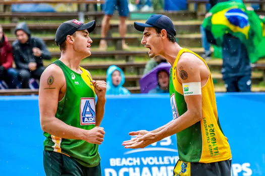 André e George ficam nas quartas e Brasil se despede da competição