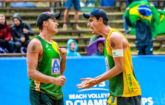 André e George ficam nas quartas e Brasil se despede da competição