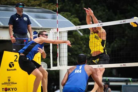 Duplas brasileiras largam com sete vitórias em oito jogos do vôlei de praia