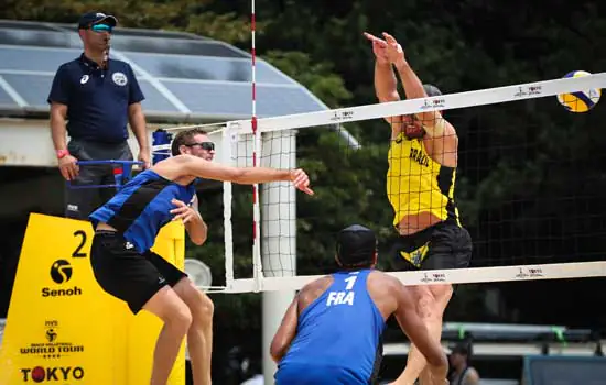 Duplas brasileiras largam com sete vitórias em oito jogos do vôlei de praia