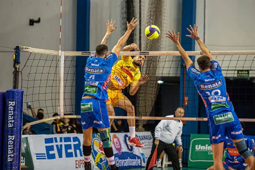 Super Vôlei Santo André derrota o atual campeão na abertura do Paulista Masculino