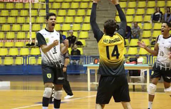 São Bernardo vence Santo André pelo Paulista sub-21 masculino de Vôlei