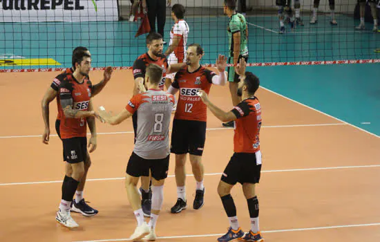 Sesi-SP vai à Itapetininga em busca da vaga na semifinal da Superliga Cimed