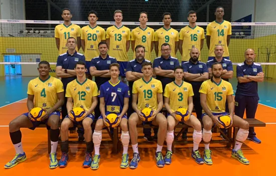 Seleção Masculina Sub-19 de Vôlei viaja para a Bulgária para aclimatação antes do Mundial