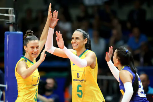 Vôlei: Brasil vence Itália e está na fase final da Liga das Nações