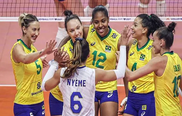 Vôlei: Brasil bate Coreia do Sul em Brasília pela Liga das Nações