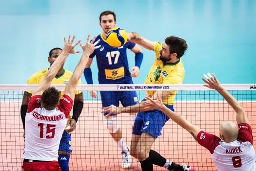 Brasil perde para Polônia na semifinal do Mundial de Vôlei