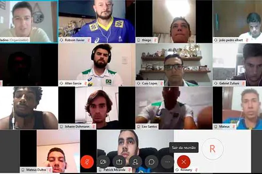 Seleção masculina Sub-21 realiza encontro virtual para alinhar planejamento