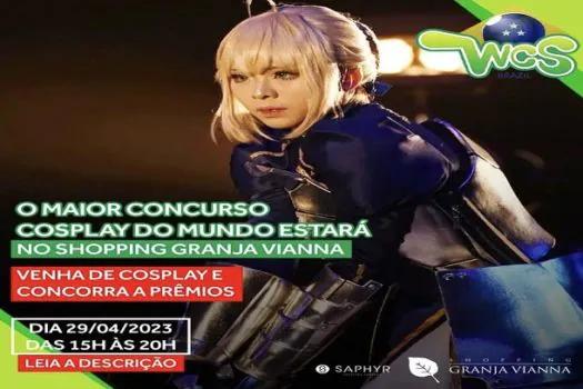 Shopping Granja Vianna recebe evento World Cosplay Summit