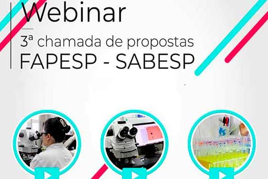 Sabesp e Fapesp realizam segunda edição do webinar sobre a 3ª Chamada de Propostas