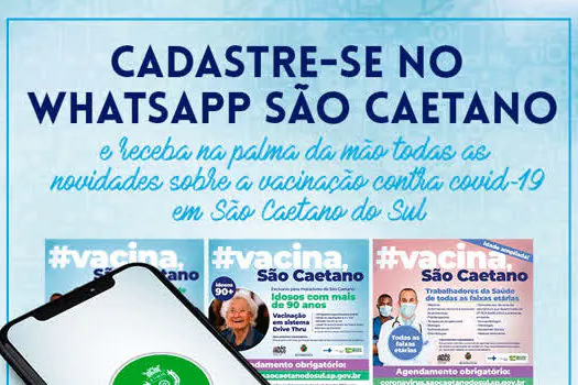 WhatsApp São Caetano leva informação e novidades aos moradores