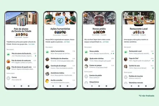Whatsapp anuncia recurso de comunidades com vários usuários