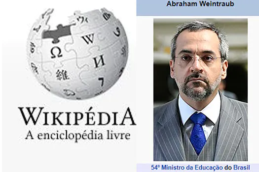 Ministro da Educação quer sair da Wikipedia