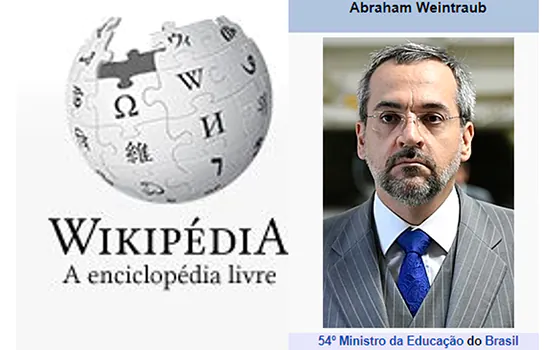 Ministro da Educação quer sair da Wikipedia