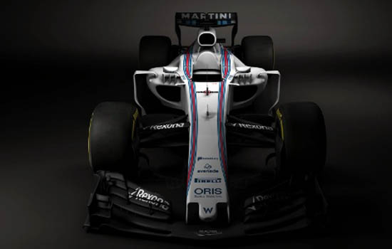 O modelo FW40 da Williams para a Fórmula 1 2017