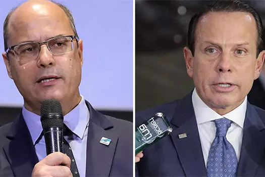 Witzel e Doria reagem às críticas de Bolsonaro