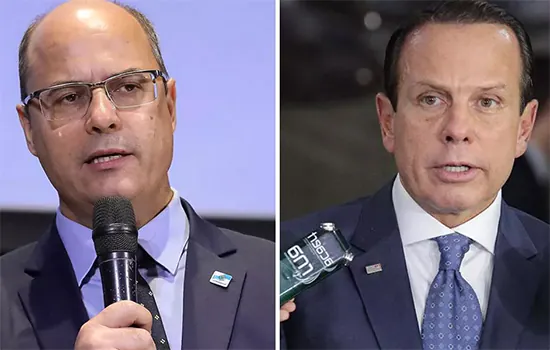 Witzel e Doria reagem às críticas de Bolsonaro