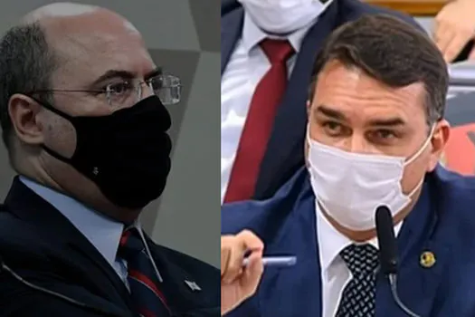 Witzel e Flávio Bolsonaro batem boca e CPI vai estudar depoimento ‘reservado’