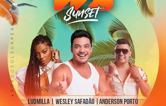 Wesley Safadão apresenta “Sunset WS” com Ludmilla e Anderson Porto