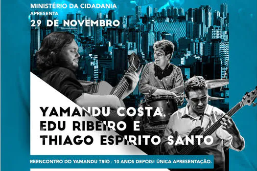 Yamandu Costa, Thiago Espirito Santo e Edu Ribeiro confirmam show em SP