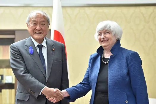 Janet Yellen e ministro japonês concordam em cooperação em questões cambiais