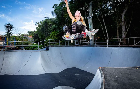 Atleta Olímpica Yndiara ASP é atração no Grand Plaza Skate Park neste final de semana