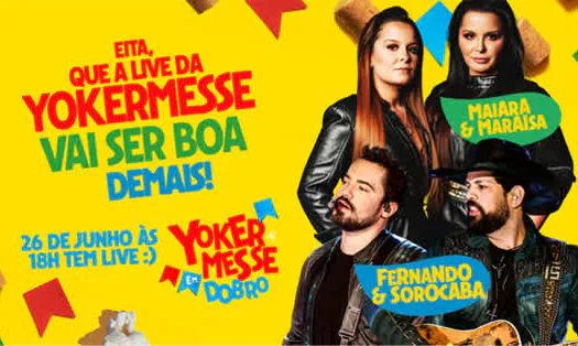 Yoki prepara “Yokermesse 2021” com live em dobro de duplas sertanejas