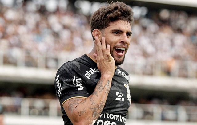 Yuri Alberto é Centroavante do Corinthians com maior média de gols desde Guerrero