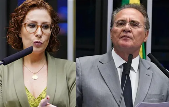 Carla Zambelli vai à Justiça para barrar Renan na relatoria da CPI da Covid