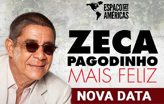 Zeca Pagodinho leva o novo show “Mais Feliz” para o Espaço das Américas