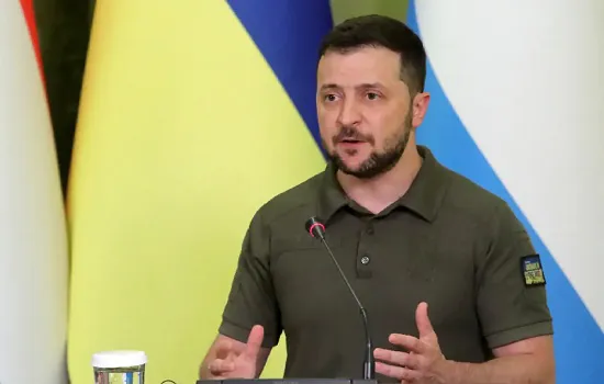 Em conversa com Zelensky