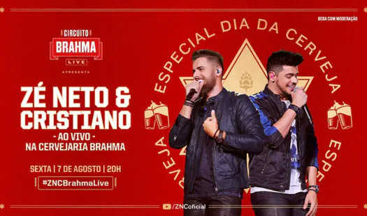 Zé Neto e Cristiano confirmam live no Dia Internacional da Cerveja